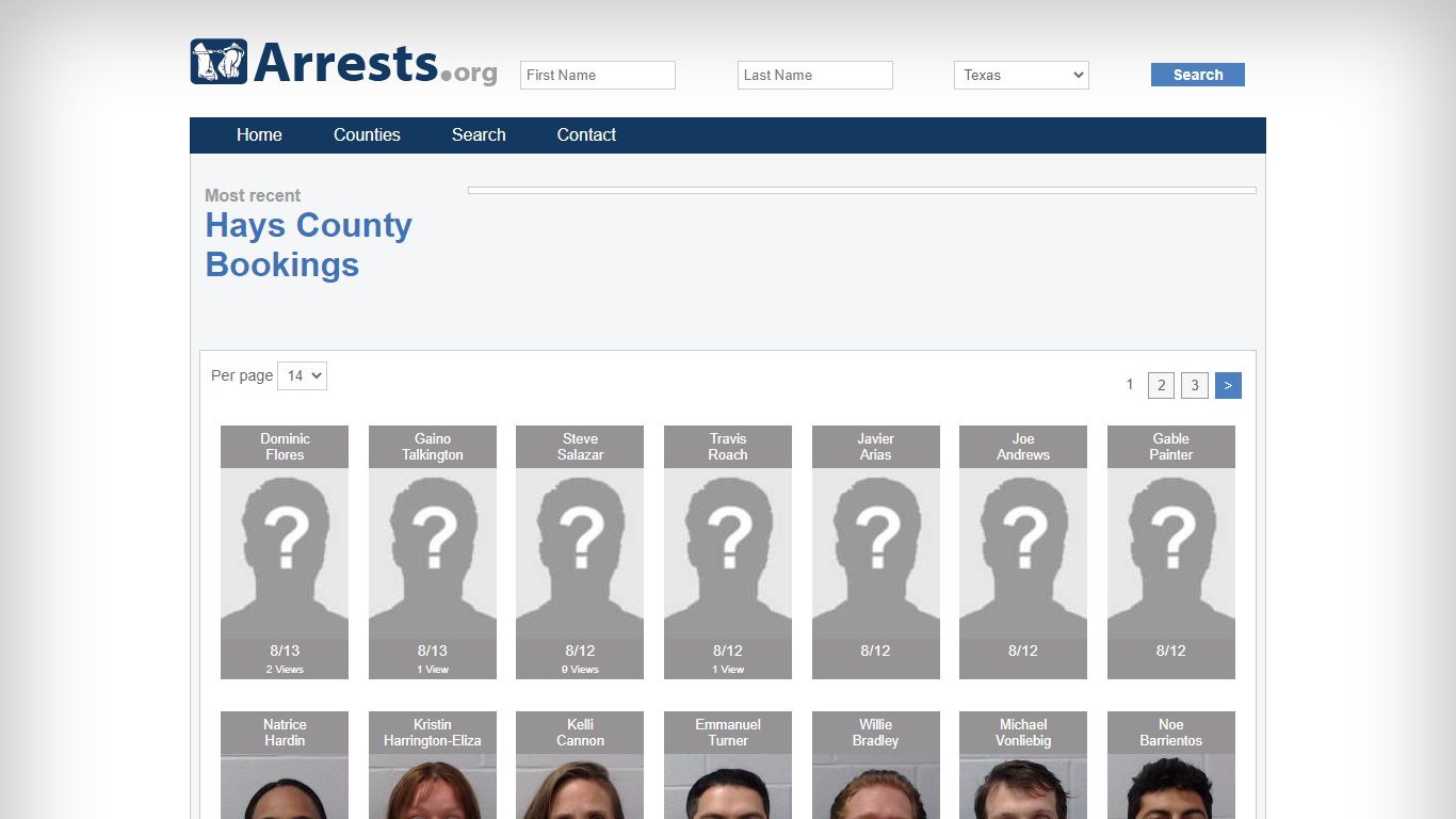 Hays County Arrests and Inmate Search